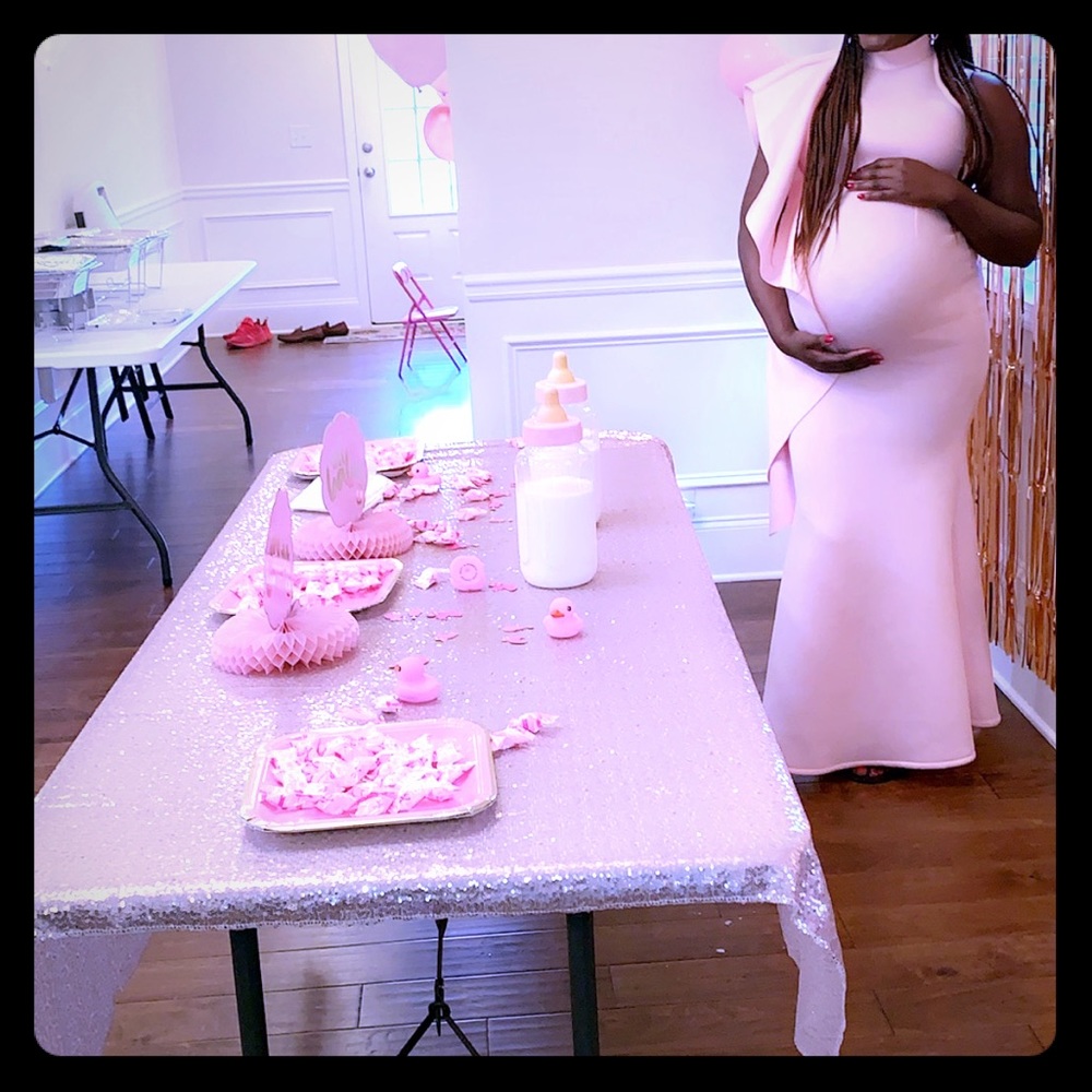 MATERNiTY PiNk GOwN❤️🤰🤰